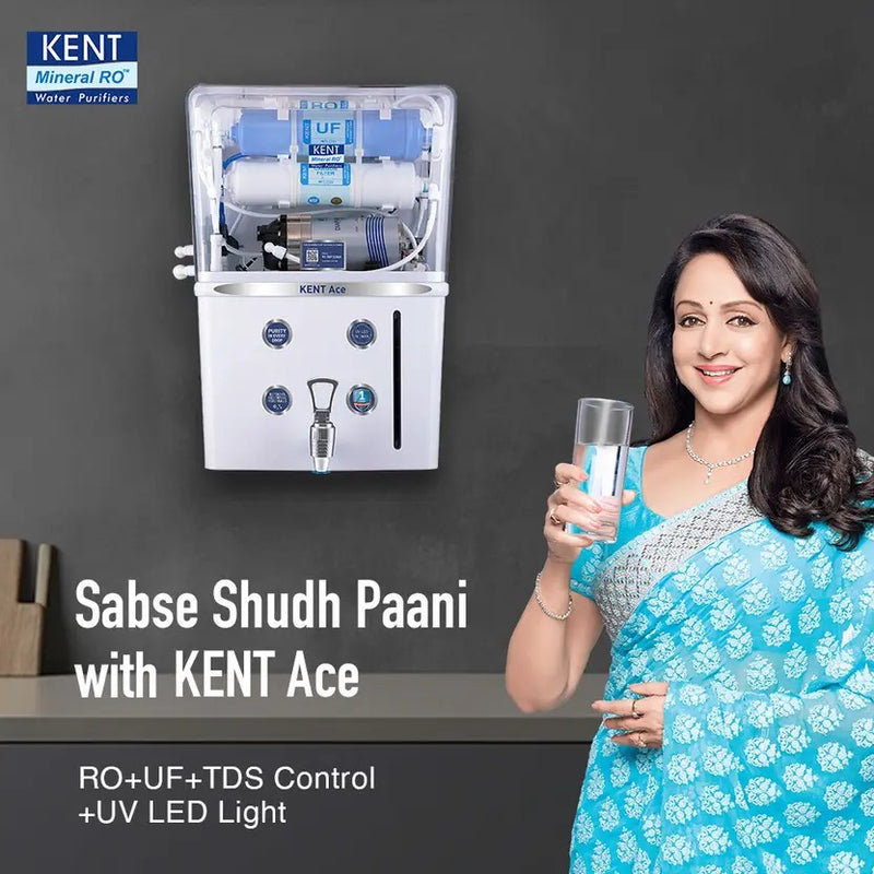 KENT Ace 8 L RO + UF + TDS Control + UV LED Water Purifier